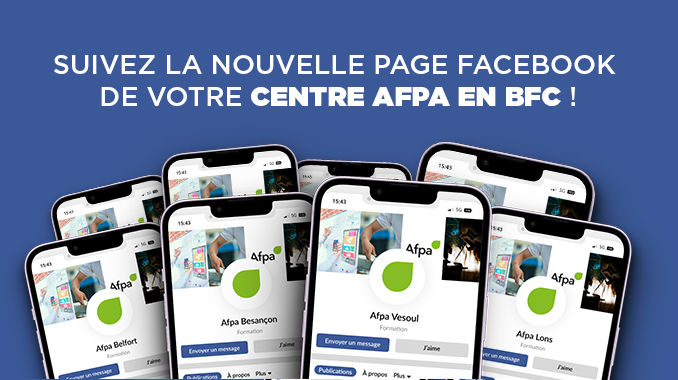 Suivez nos pages locales sur Facebook !