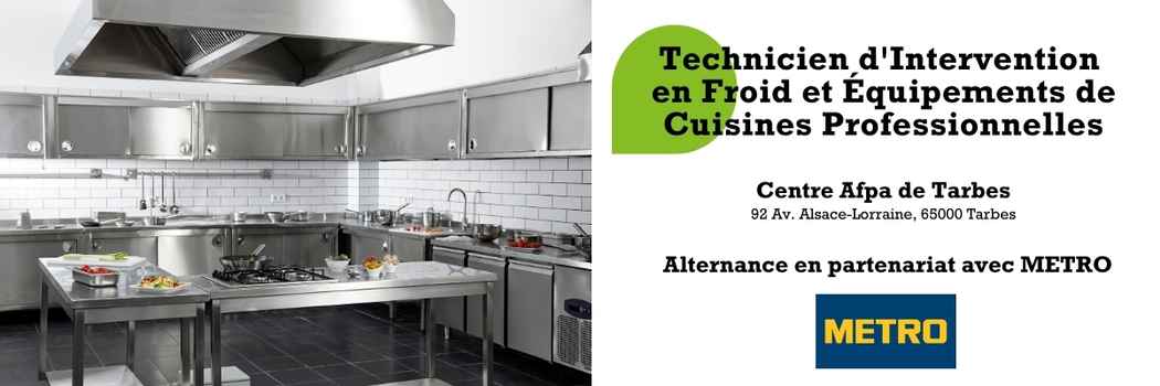 Formation au Métier de Technicien d'Intervention en Froid et en Équipements de Cuisine Professionnelle (H/F) à l’Afpa Occitanie