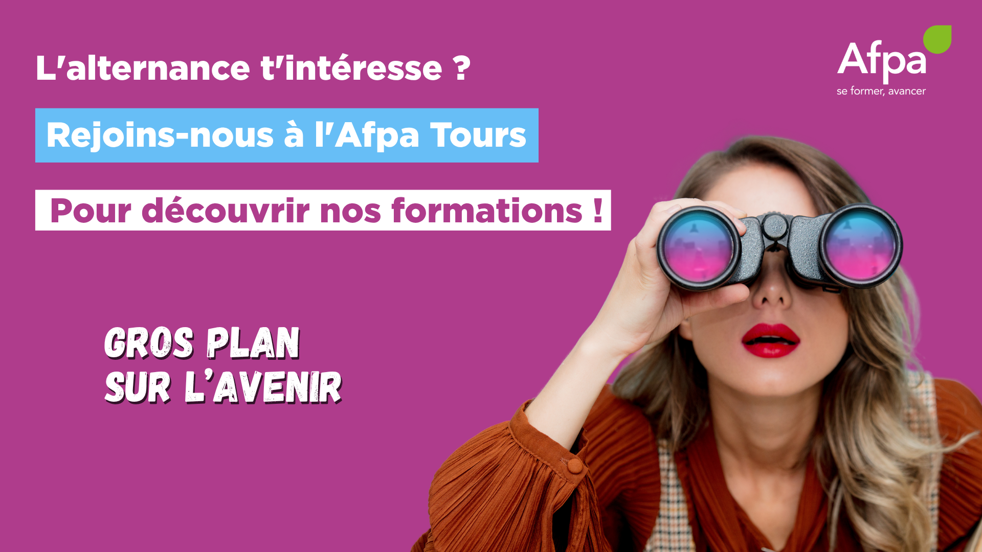 Découvrez les offres en alternance de l'Afpa Tours
