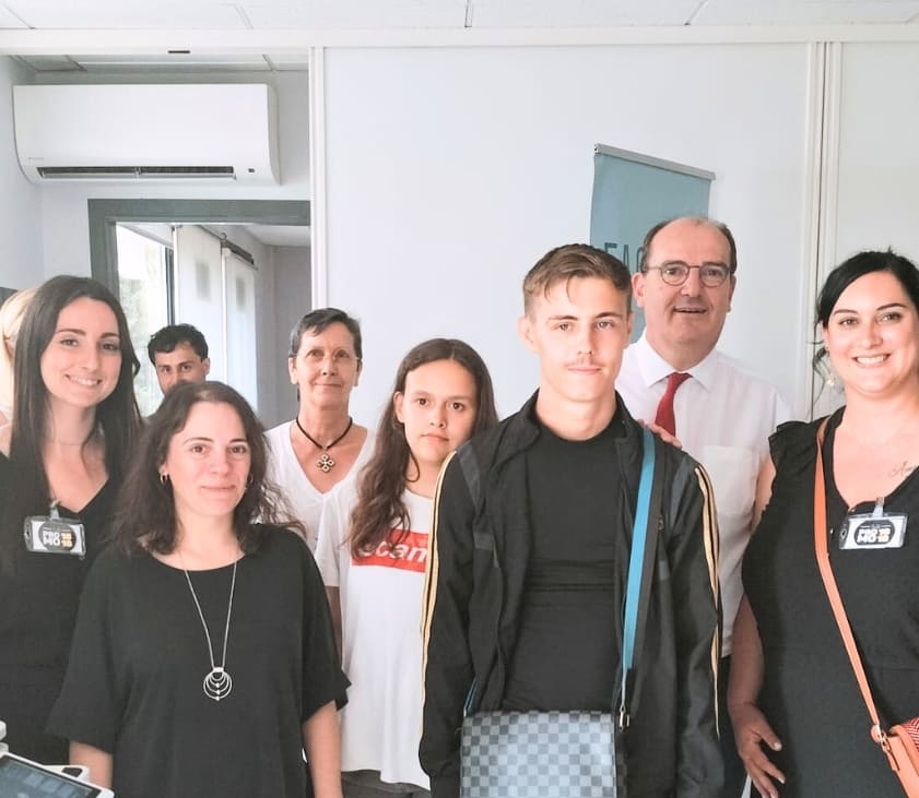 Afpa Occitanie : Jean Castex à la rencontre de la Promo 16.18 à Béziers