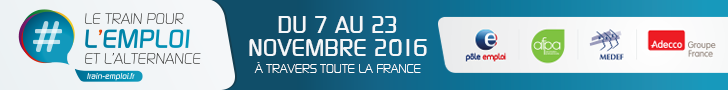 10 novembre le train de l'emploi en gare de Caen