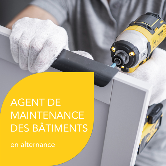 Agent de maintenance des bâtiments en alternance à Olivet !